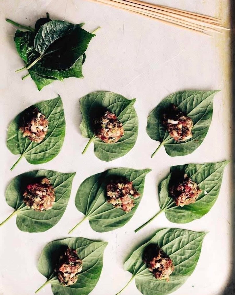 Bò cuốn lá lốt